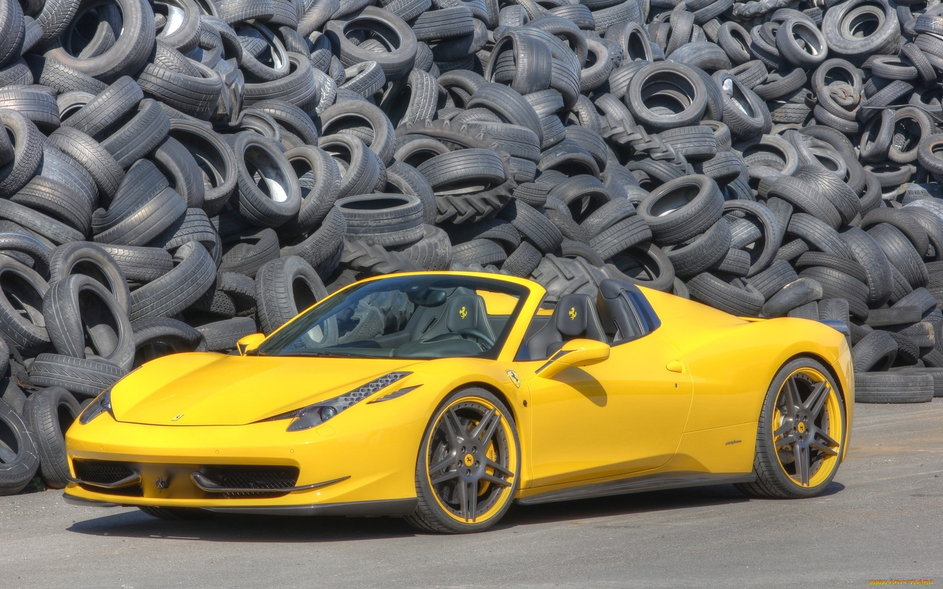 , ferrari, novitec, rosso, italia, 458